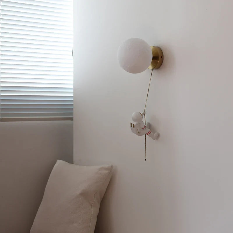 Axyaa Nordic LED Wall Lamp: Modern Kids Room Decor & Stair Light