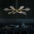 Axyaa Modern Leaf Pendant Chandelier for Dining Room and Living Room