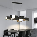 Axyaa Modern Minimalist Square LED Ceiling Lamp for Living Room Dining Room