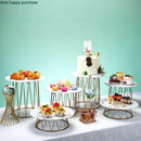 Axya Wrought Iron Cake Stand Fruit Bowl Snack Tray Display Stand