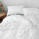 Axyaa Furball Double Bed Duvet Set - 220x240 King Size Bedding & Pillow Case