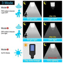 Axyaa Solar Street Lights: 3 Mode Motion Sensor Outdoor Security Lighting for Garden, Patio, Yard