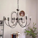 Axyaa LED Staircase Chandeliers Indoor Pendant Light Lamps for Living Room