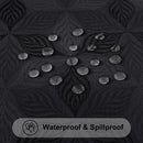 Axyaa Leaf Flower Print Polyester Jacquard Tablecloth for Home, Party, Banquet