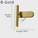 Axyaa Gold Copper LED Wall Light Modern Bedroom Living Room Decor Reading Lamps