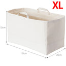 Axyaa Foldable Storage Basket Clothes Organizer - Large Capacity for Wardrobe, Toys, Laundry