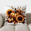 Axyaa Autumn Harvest Fruit & Wheat Pillow Cover for Sofa Bedroom Car