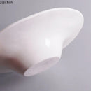 Axya Ceramic Pasta Plate Straw Hat Shape Restaurant Serving Dish