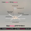 Axyaa LED Ceiling Lamp Energy Saving Light Creative Strip Lights