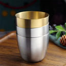 Axyaa Stainless Steel Beer Cups Korean Restaurant Coffee Cup Drinkware