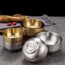 Axyaa Double Layer Stainless Steel Rice Bowl - Golden Ramen Bowls