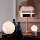 Axyaa Glass Light Luxury Lamp for Living Room Bedroom Inspired by Italian Design