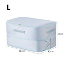 Axyaa Self Compression Duvet Storage Bag: Large Capacity Heavy Duty Moving Organizer
