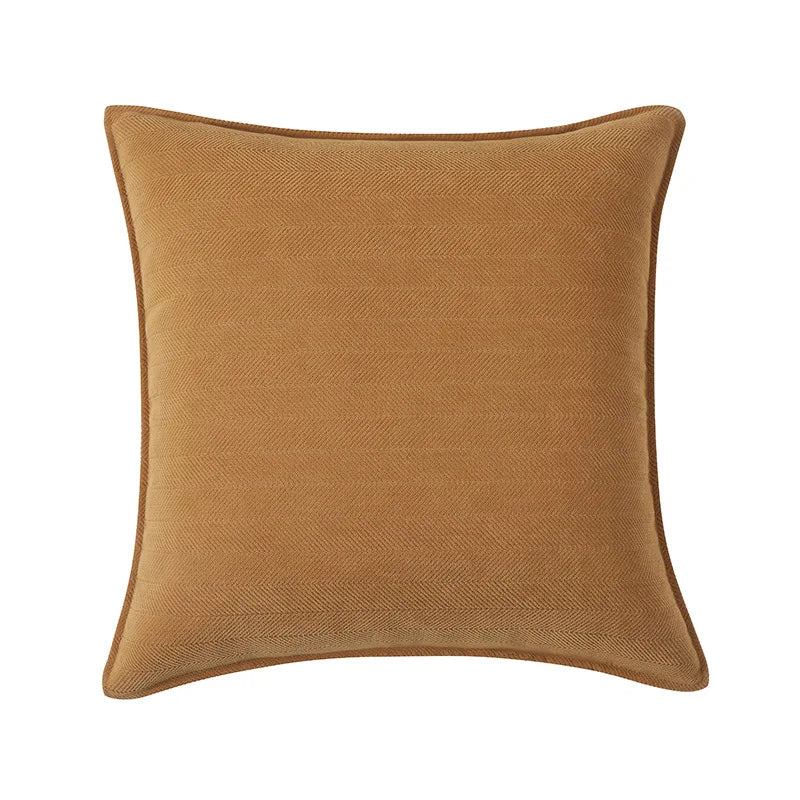 Axyaa Chenille Herringbone Embossed Pillowcase Set for Bedroom and Couch