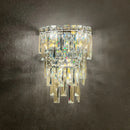 Axyaa Crystal Luxury Wall Lamp for Bedroom Staircase Living Room Villas