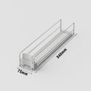 Axyaa Beverage Spring Pusher Glide Fridge Organizer Drink Dispenser Refrigerator Shelf