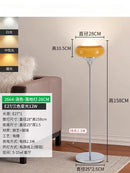 Axyaa Glass Iron Art LED Floor Lamp for Bedroom and Living Room