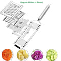 Axyaa Stainless Steel Vegetable Slicer Cutter Set for Multi-Purpose Shredding and Grating