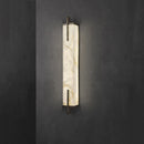 Axyaa Golden Brass Marble Wall Lamp LED 60CM: Neo-Chinese Black Sconce for Living Room