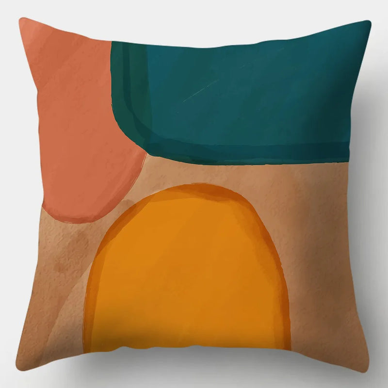 Axyaa Abstract Art Pillowcase: Parent-child Gift, Home Decor Square Cushion Cover