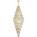 Axyaa Modern Crystal Chandelier High Living Room Lighting