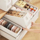 Axyaa Foldable Closet Storage Box Organizer for Underwear, Socks, and Wardrobe Gaps