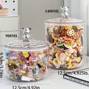 Axyaa Plastic Food Storage Boxes with Lids - Pantry Organizer, Candy & Kitchen Storage