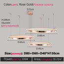 Axyaa LED Chandelier: Modern Dining Room Lighting for Bedroom, Living Room, and Study