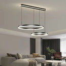 Axyaa Minimalist Ring LED Chandelier for Living Room Modern Pendant Light
