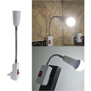 Axya Flex Wall Lamp Holder Plug Switch EU/US Light Socket Adapter.