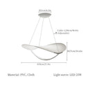 Axyaa Fabric Pendant Light for Ceiling Home Decor