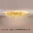 Axyaa Luxury Crystal LED Chandelier for Home Decor Lighting