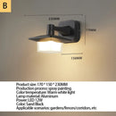 Axyaa LED Outdoor Wall Light: Waterproof & Modern for Courtyard, Garage, Balcony - Creative Design