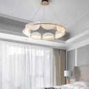 Axyaa Petal Pendant Light: Modern Designer Ring Luxury Bedroom Lighting