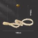 Axyaa Crystal Chandelier Pendant Light for Living and Dining Room
