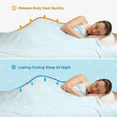 Axyaa Lightweight Cooling Comforter: Soft Smooth Air Condition Blanket for Summer