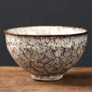 Axyaa 150ml Kiln Ceramic Teacups Set for Kung Fu Style Coffee and Tea