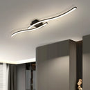 Axyaa Modern LED Pendant Ceiling Lamp for Minimalist Black Bedroom Décor