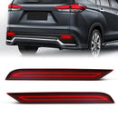 Axyaa LED Rear Bumper Reflector Lights with Running Brake and Dynamic Turn Signals