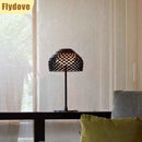 Axyaa Hollowed Out Desk Lamp: Italian Style LED Lighting for Bedroom and Study