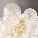 Axyaa Gold Chrome LED Ceiling Chandelier for Dining Room - Villa Lighting Fixture