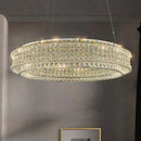 Axyaa Crystal Chandelier High-end Luxury Pendant Lamp for Home Decor Lighting