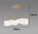 Axyaa Modern Acrylic Pendant Light Chandeliers LED - Indoor Staircase Hanging Lamp