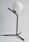 Axyaa Gold Glass Ball Table Lamp - Nordic Design LED Desk Light