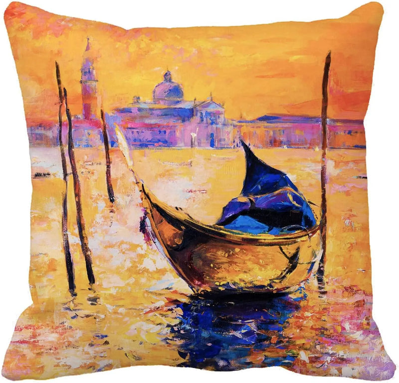 Axyaa Manga Anime Cute Expression Woman Face Pillow Cover 45x45cm Home Decor