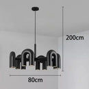 Axyaa LED Pendant Chandeliers for Modern Home Decor Staircase Lighting