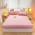 Axyaa Soft Cotton Mattress Cover for Single/Double/King/Queen Bed
