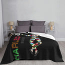 Axyaa Harlequins Rugby Heavy Polar Blanket: Soft Essential for Beds & Sofas