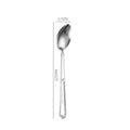 Axyaa Long Handle Soup Spoon Ladle Colander Tableware Kitchen Utensils