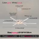 Axyaa LED Ceiling Lamp Energy Saving Light Creative Strip Lights